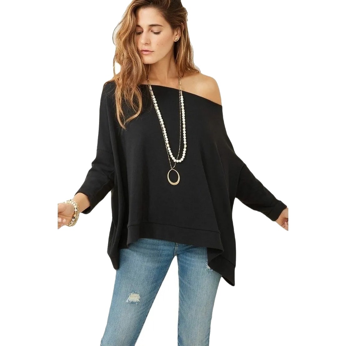 Loose Asymmetrical Blouse
